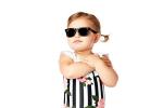 WeeFarers Black Sunglasses for Babies 0-1 Years