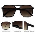 SOJOS Retro Aviator Square Sunglasses for Everyone