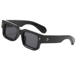 Trendy Thick Square Frame Sunglasses for All