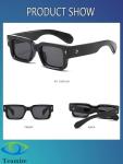 Trendy Thick Square Frame Sunglasses for All