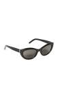 Saint Laurent Monogram Cat Eye Sunglasses - Black