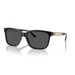 Versace VE4307 Black/Grey Square Sunglasses for Men