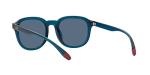 Armani Exchange Men’s Blue Square Sunglasses 54mm
