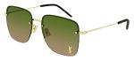 Saint Laurent SL 312 M Gold Green Sunglasses