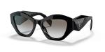 Prada PR 07YS Black Gradient Sunglasses 53mm