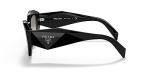 Prada PR 07YS Black Gradient Sunglasses 53mm