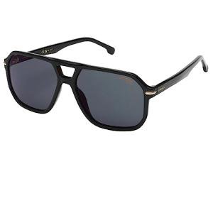 Carrera Men's Polarized Black and Gold Navigator Sunglasses
