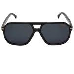 Carrera Men's Polarized Black and Gold Navigator Sunglasses
