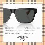 Burberry BE4293 Square Acetate Sunglasses with eSHADES Kit