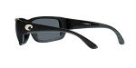 Costa Del Mar Matte Black Sunglasses with Blue Lenses
