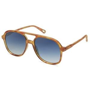 Retro Polarized Aviator Sunglasses in Caramel Tortoise