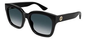 Gucci GG1338SK Black/Grey Women's Square Sunglasses