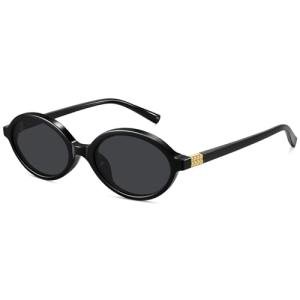 Trendy Retro Oval Sunglasses for Women - UV400