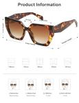 SOJOS Oversized Polarized Cat Eye Sunglasses for Women