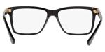 Versace Black Rectangle Eyeglasses 56mm