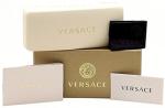 Versace Black Rectangle Eyeglasses 56mm