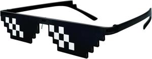 ALVOGIMOR Thug Life Pixel Mosaic Sunglasses