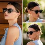 WearMe Pro Polarized Round Retro Women's Sunglasses