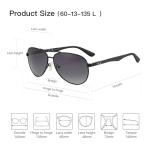 ZENOTTIC Polarized Aviator Sunglasses for Men