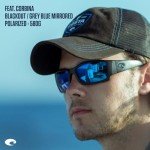 Costa Del Mar Men's Silver Frame Sunglasses