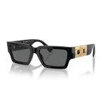 Versace VE4459 Black Rectangular Sunglasses + Kit