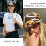 Mosanana Vintage 90s Retro Oval Sunglasses