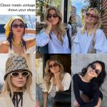 Mosanana Vintage 90s Retro Oval Sunglasses
