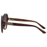 Jimmy Choo Amira Oval Sunglasses in Havana