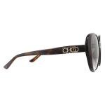 Jimmy Choo Amira Oval Sunglasses in Havana