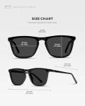 WearMe Pro - Men's Polarized Square Sunglasses