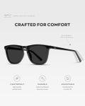 WearMe Pro - Men's Polarized Square Sunglasses