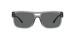 Emporio Armani Grey Transparent Sunglasses - 57 mm