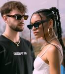 AIEYEZO Retro Thick Rectangle Polarized Sunglasses