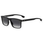 Hugo Boss Men's Rectangular Black Sunglasses 58mm
