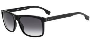 Hugo Boss Men's Rectangular Black Sunglasses 58mm