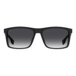 Hugo Boss Men's Rectangular Black Sunglasses 58mm
