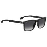 Hugo Boss Men's Rectangular Black Sunglasses 58mm
