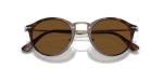 Persol PO3166S Gold Round Polarized Sunglasses 51mm