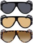 Oversized Retro 70s Aviator Sunglasses for All