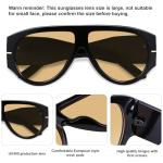 Oversized Retro 70s Aviator Sunglasses for All