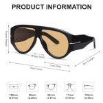 Oversized Retro 70s Aviator Sunglasses for All