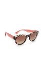 Fendi Women's Havana Spotted Sunglasses