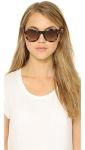 Fendi Women's Havana Spotted Sunglasses