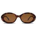 Retro Oval Polarized Sunglasses for Small Faces