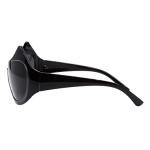 Devil Horn Oversized Black Sunglasses UV400