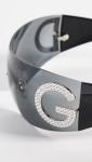 Dolce & Gabbana Women's Black Shield Sunglasses