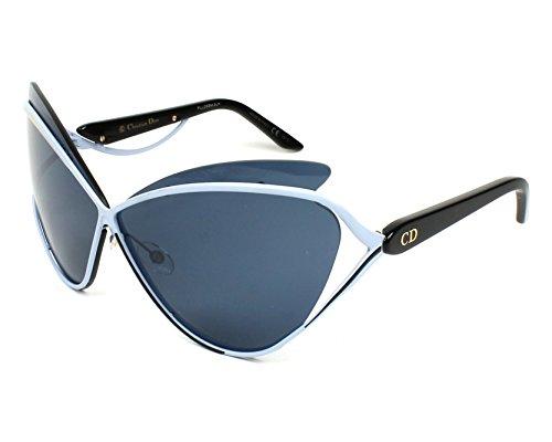 Dior Audacieuse 1 Blue Gold Cat Eye Sunglasses