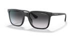 Armani Exchange AX4112SU Men's Sunglasses, Matte Black/Grey