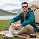 Kimorn Polarized Yellow UV Protection Sunglasses