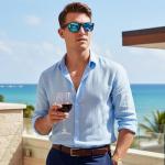 Kimorn Polarized Yellow UV Protection Sunglasses